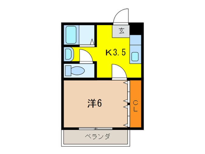 フレンドⅡﾀｲｾｲの物件間取画像