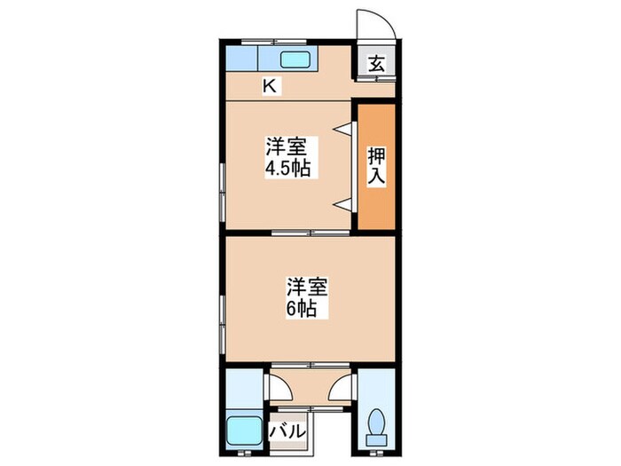 LH住宅第1の物件間取画像