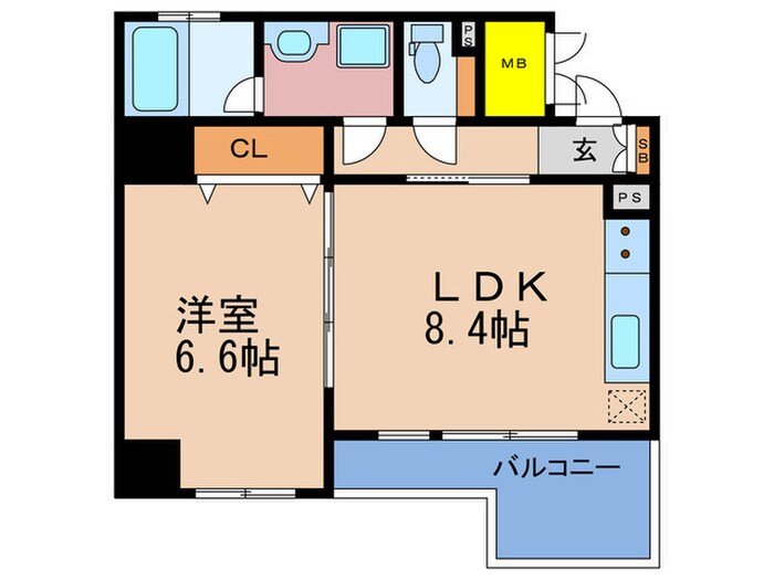 アルセダーコート梅北の物件間取画像