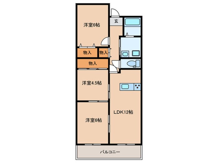 フォレスタ育和の物件間取画像