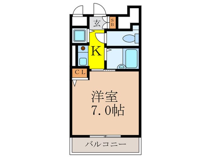 サンパレス第２新大阪の物件間取画像