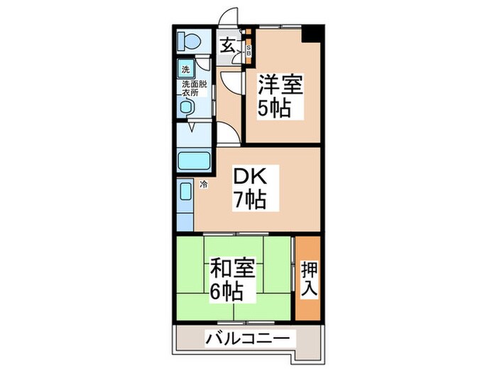 ふぁみ－ゆアビコⅡの物件間取画像