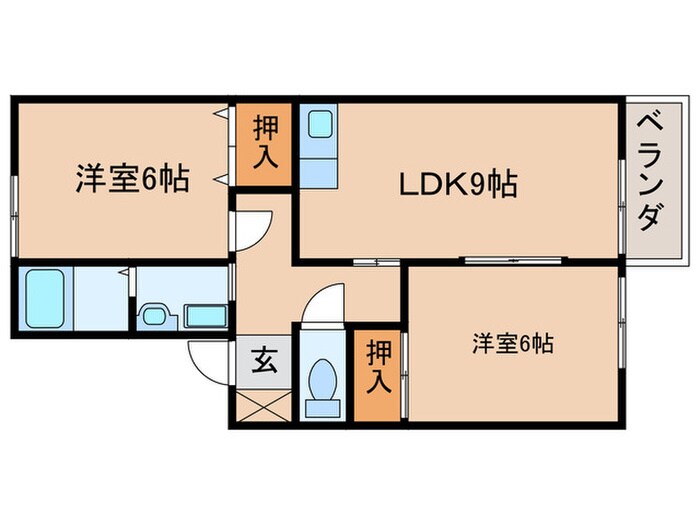 セジュ－ル笠山の物件間取画像