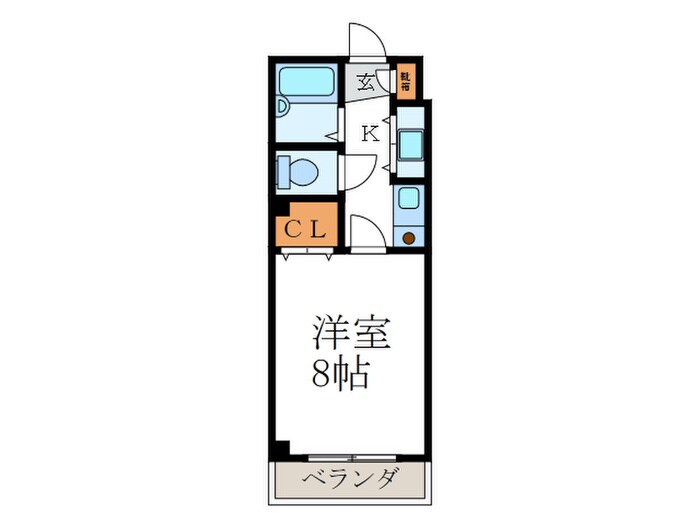 グランデ御池の物件間取画像