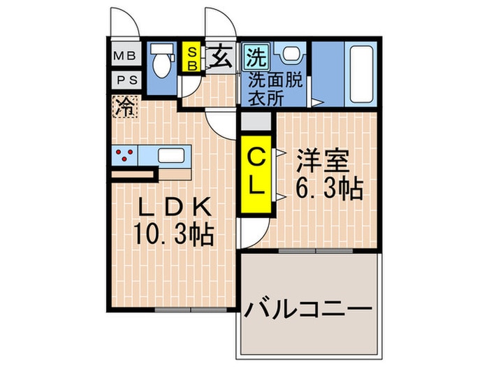 神戸Harborside萬利Residenceの物件間取画像