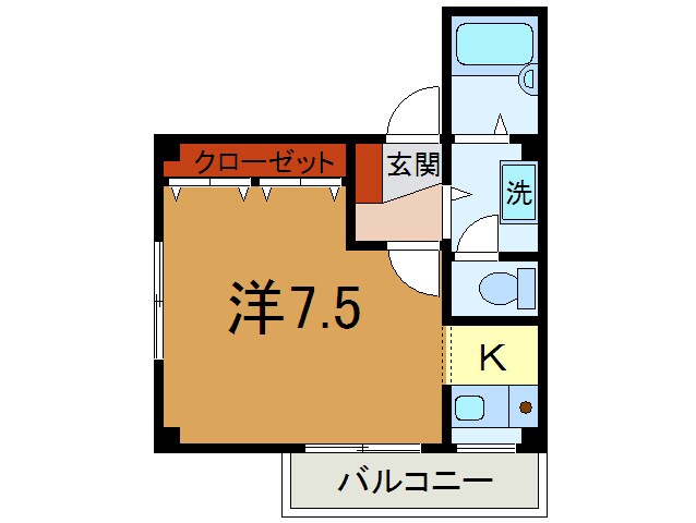 ピソ下祇園の物件間取画像