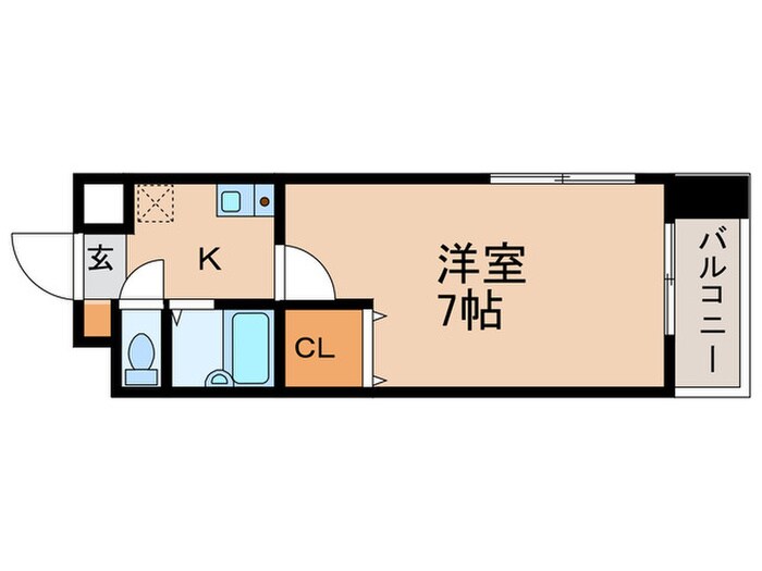 ＷＯＢレマ－ニ阪南町の物件間取画像