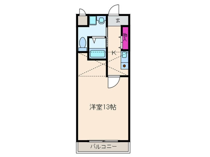 カルペディエム１６の物件間取画像