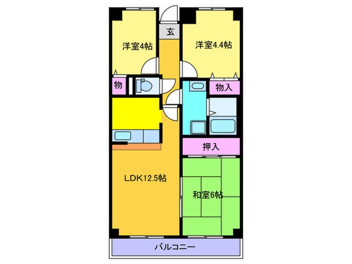 エコ－ハイツの物件間取画像