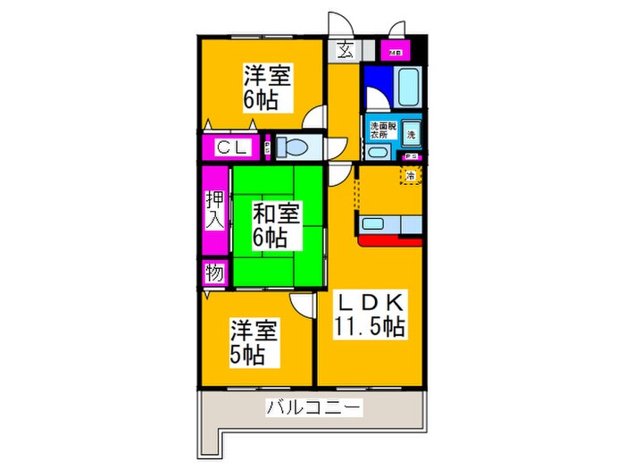 Ｓａｌｖｅの物件間取画像