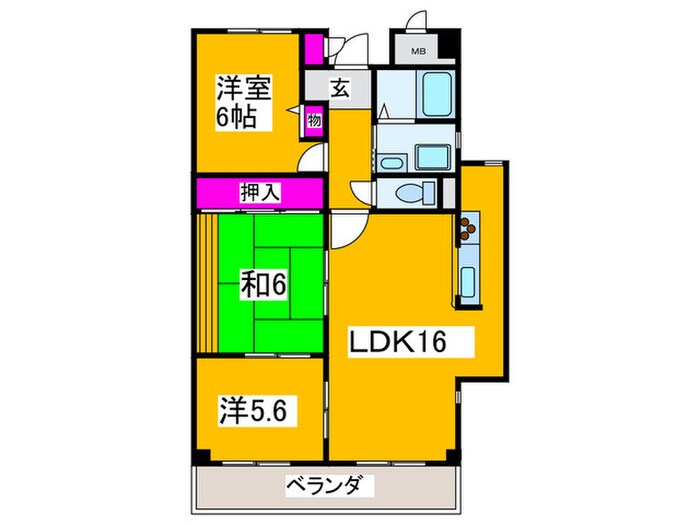 ブリッジフィ－ルドの物件間取画像