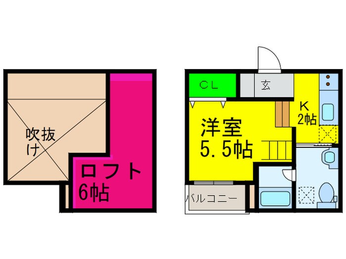 デュナメス深井の物件間取画像