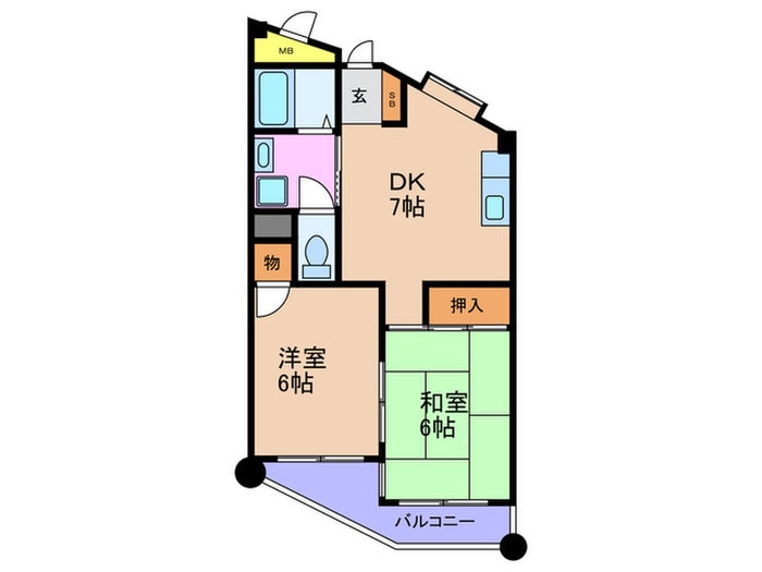 マンション春秋の物件間取画像