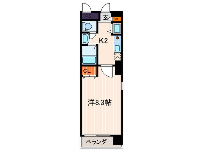 アスヴェル京都市役所前(403)の物件間取画像