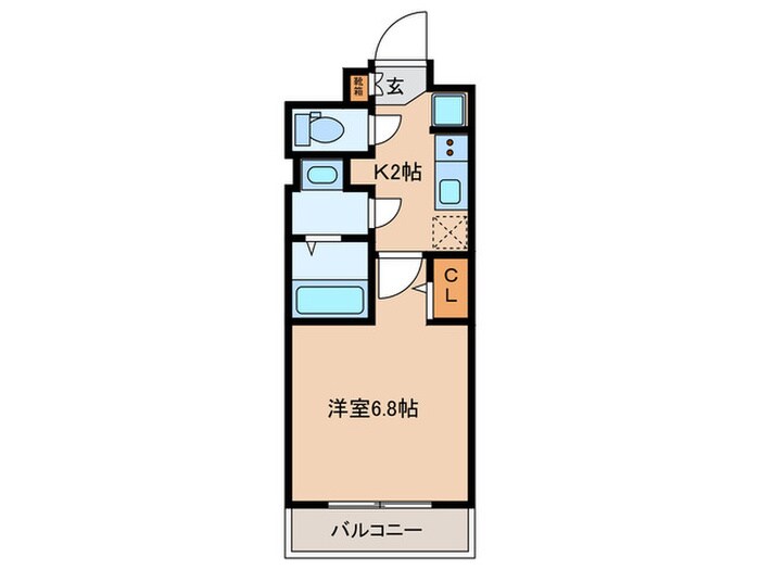 Metrosa谷町六丁目Southの物件間取画像