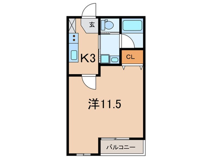 リーベンスの物件間取画像