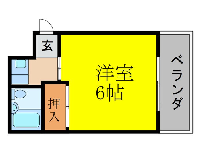 ｸﾞﾘｰﾝﾊｲﾂの物件間取画像