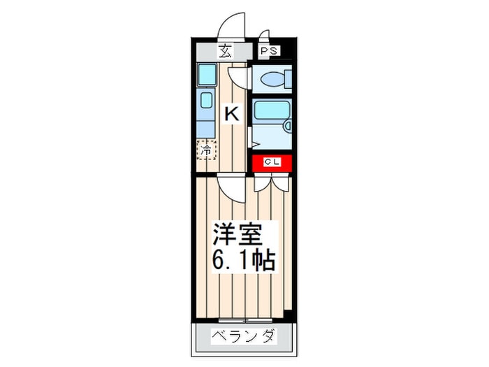 プレ－ル新町の物件間取画像