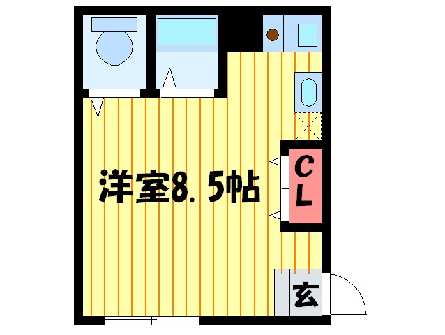 ドリ－ム円町の物件間取画像