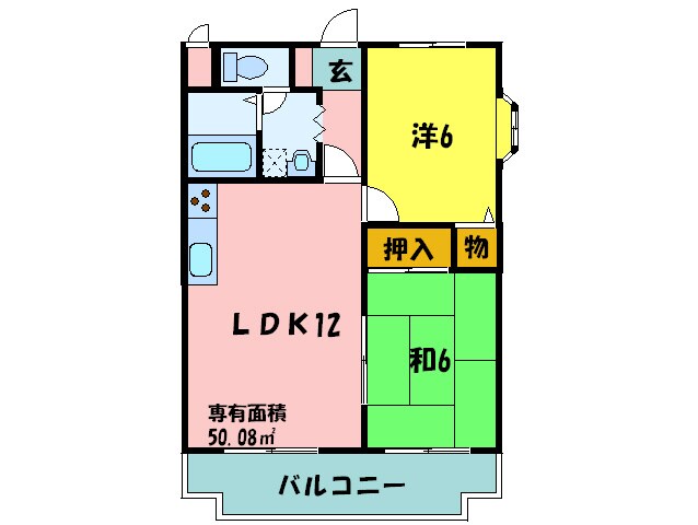 ラメ－ルヤブウチの物件間取画像