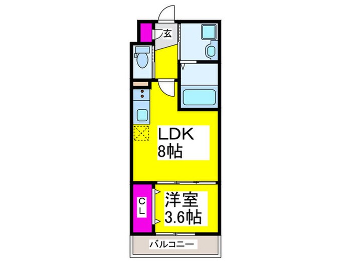 フィアスコート北助松Ⅰの物件間取画像