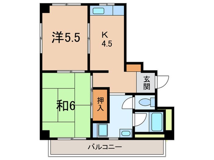 アルカディア甲子園口の物件間取画像