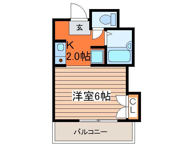 イーストコート森ノ宮の物件間取画像