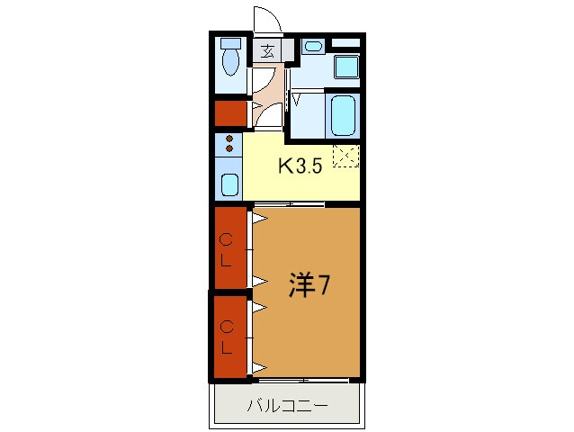 タカマツ神戸駅南通の物件間取画像