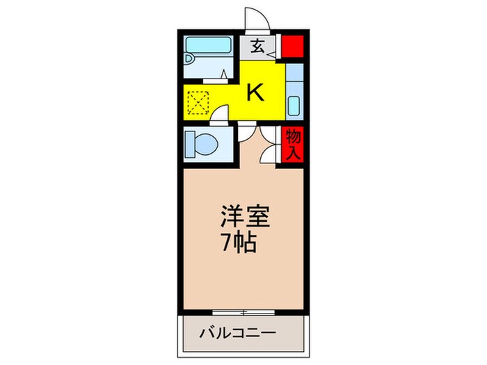 豊中東邦ハイツの物件間取画像