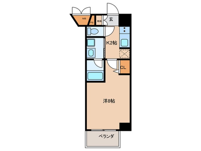 セイワパレス深江橋駅前の物件間取画像