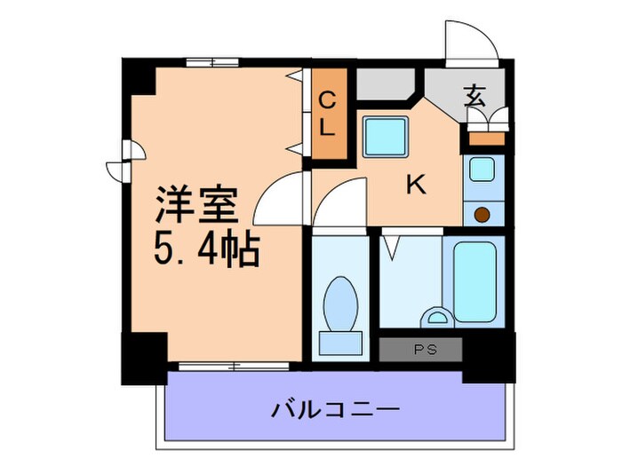 エステムコート梅田北(304)の物件間取画像