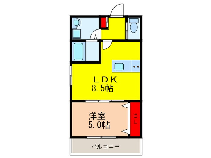 NEW　WESTの物件間取画像