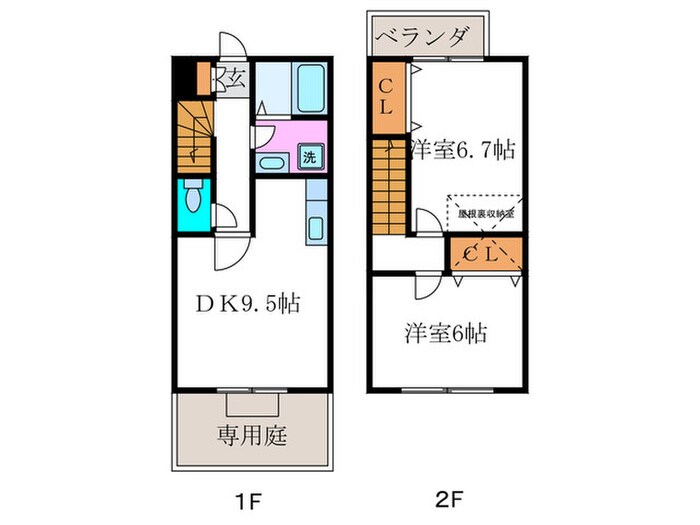 パレヴェ－ルの物件間取画像