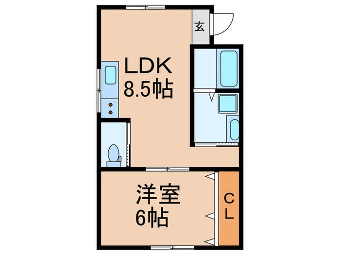 佐吉マンションの物件間取画像