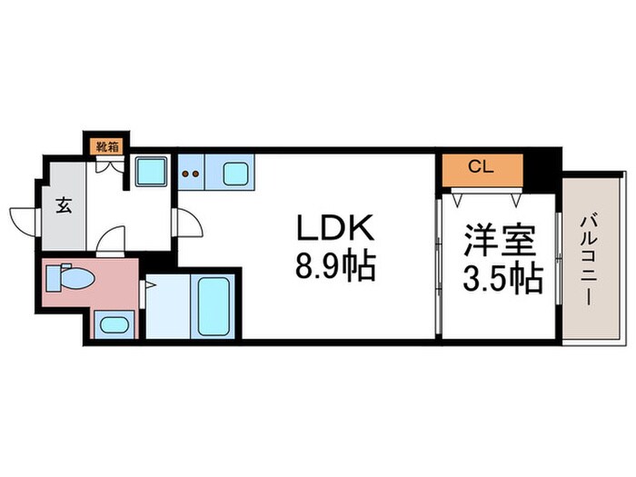 仮)CRESTTAPP京都西京極dex(406)の物件間取画像