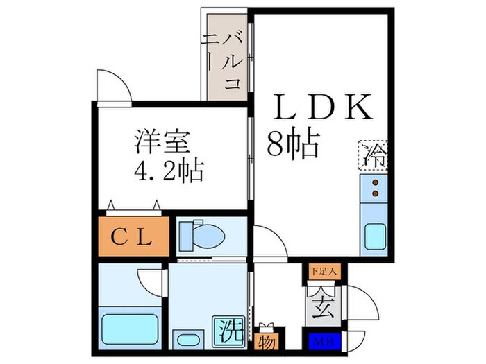 ウェルスクエア京都智恵光院の物件間取画像