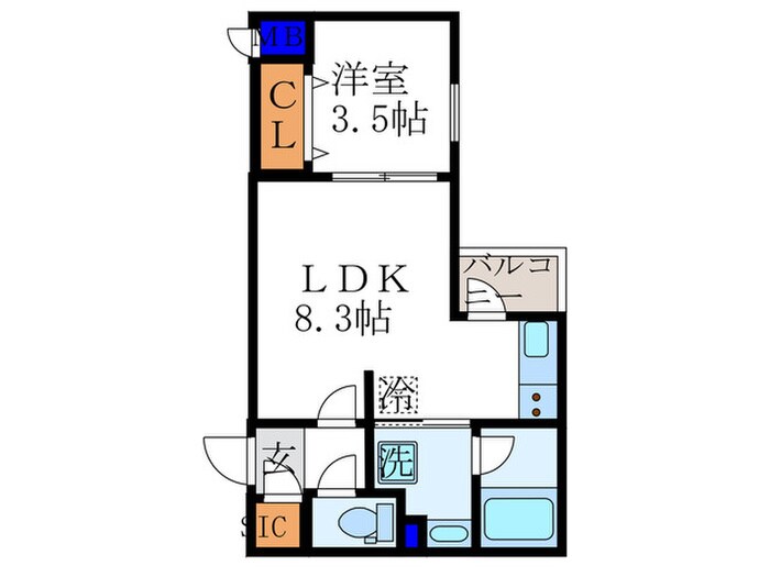 仮)ウェルスクエア京都智恵光院の物件間取画像