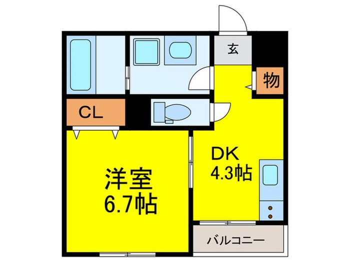 OrientCity戎之町東の物件間取画像