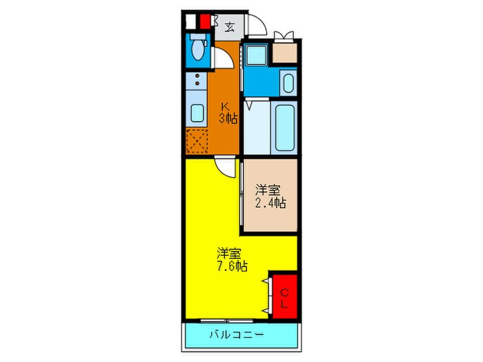 ｴﾐﾈﾝｽ蒲生の物件間取画像