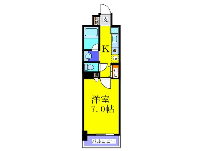 ラナップスクエア東梅田(605)の物件間取画像