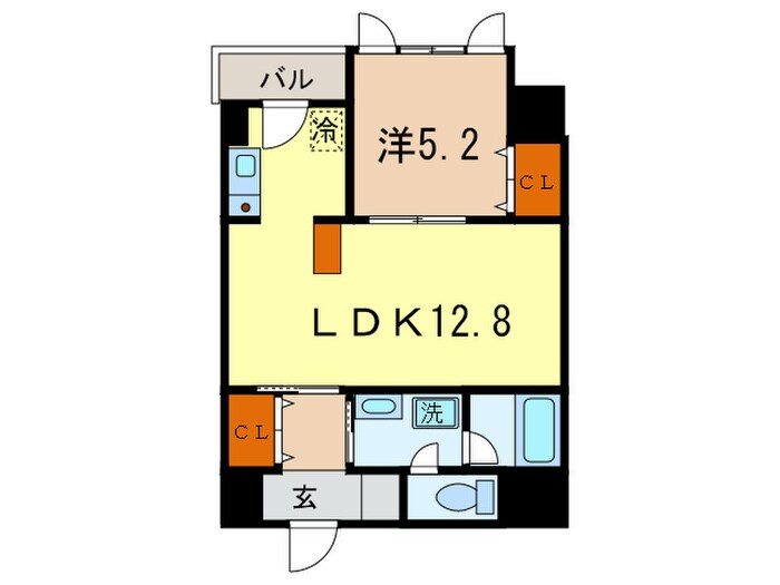 ＹＫハイツ西明石の物件間取画像