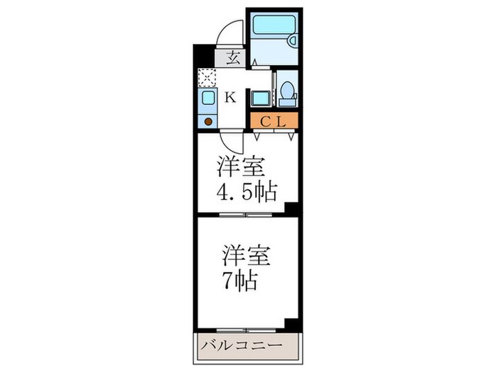 マッケンジー東堀川の物件間取画像