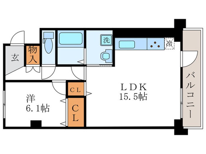 Ｎシャンブルの物件間取画像