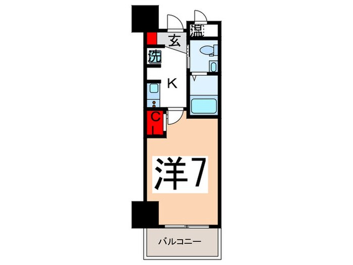 セレニテ本町グランデの物件間取画像