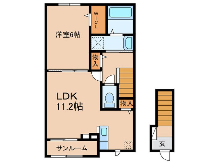 サンシャインの物件間取画像