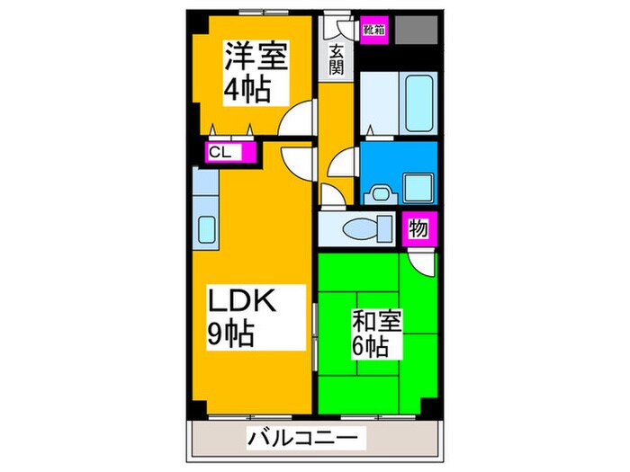 ヴィラ狭山の物件間取画像