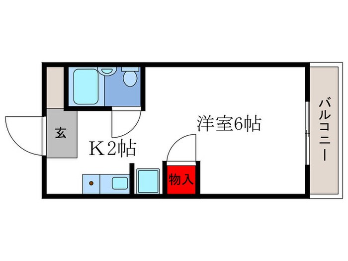 天神朝陽マンションの物件間取画像