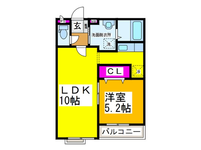 フルー リールの物件間取画像