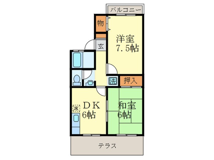 物件間取画像