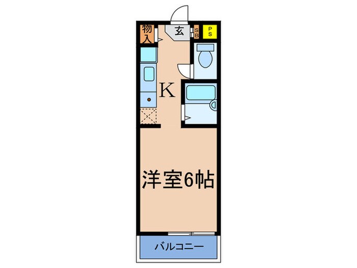 クローバーハイムの物件間取画像